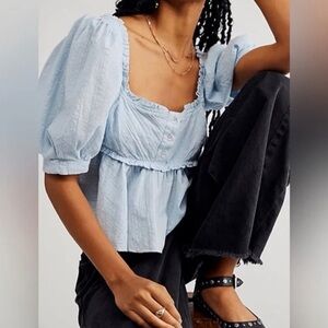 Free People Let It To Me Blouse